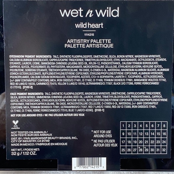 BNIB Wet n Wid Artistry Pallet Eye Shadow - Picture 3 of 6